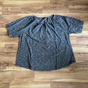 Lucky Brand peasant knit top size 1X